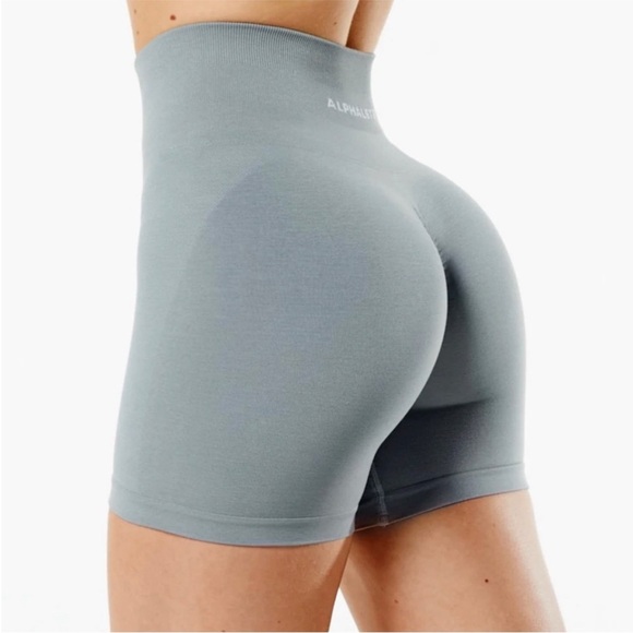 Alphalete Pants - Alphalete Amplify Short 4.5" - Utility Grey
